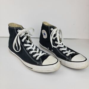 Converse All Star Chuck Taylor Black White High Top Sneakers Shoes Mens Womens
